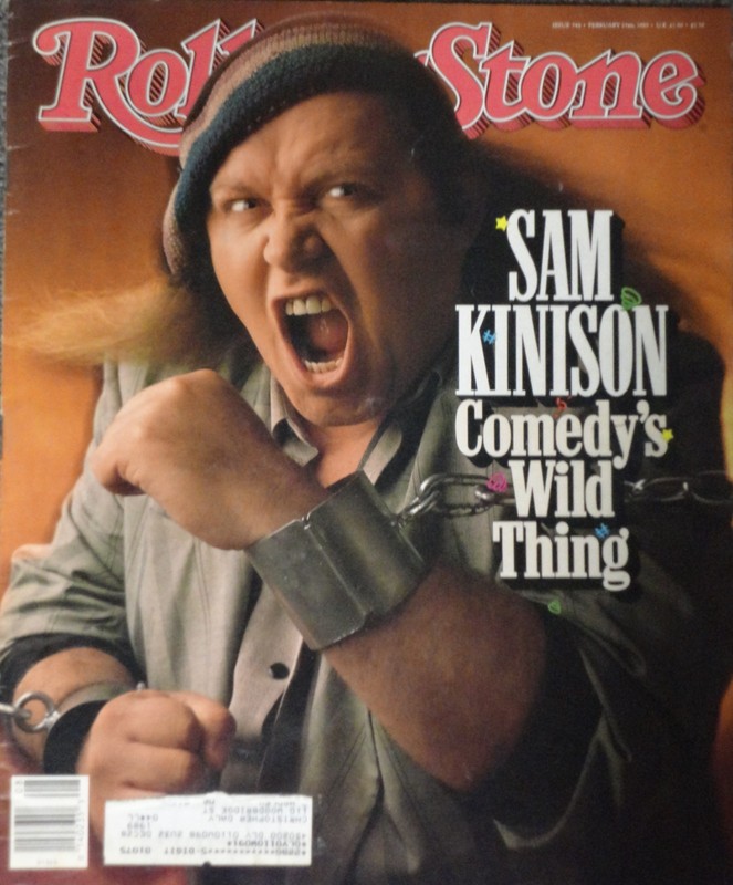 Rolling Stone Magazine #546, FEB 1989, Sam Kinison, Jim Morrison, Lou Reed VG++