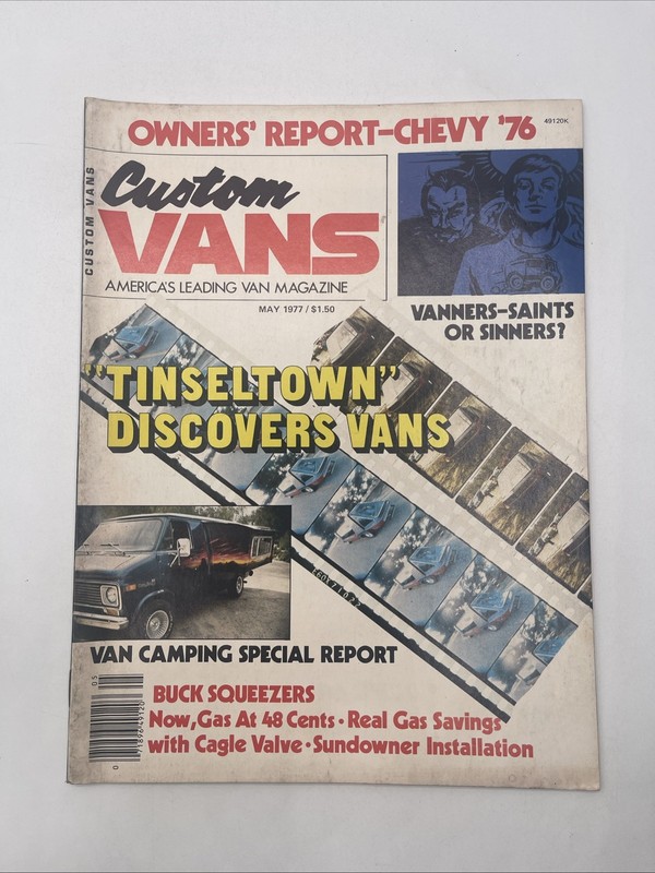 Custom Vans Magazine May 1977 / Tinseltown Discovers Vans