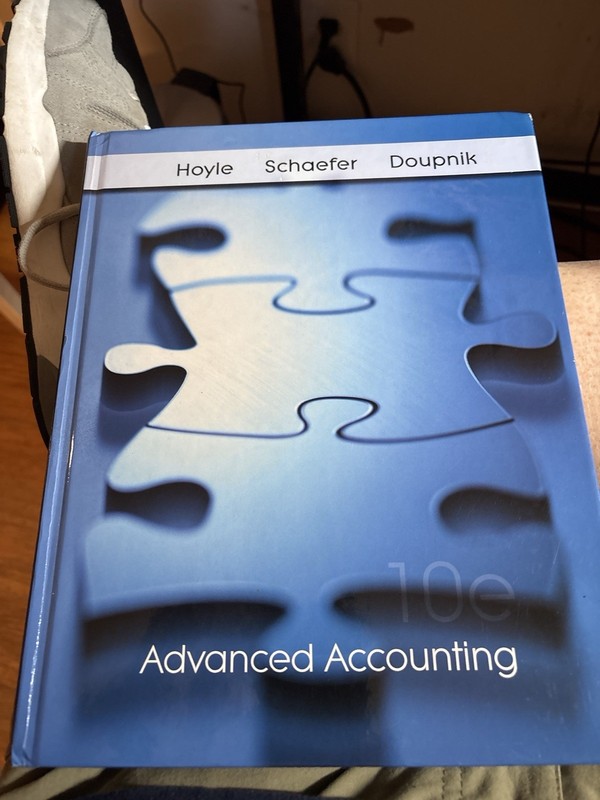 Advanced Accounting by Joe Ben Hoyle, Thomas Schaefer and Timothy Doupnik (2010,