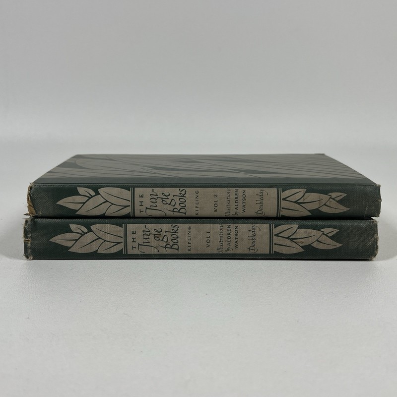 The Jungle Book 2 Volumes Rudyard Kipling 1948 Doubleday HC gallery