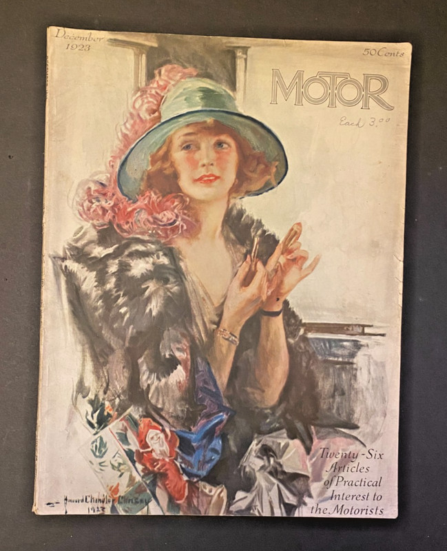 MOTOR MAGAZINE – Dec 1923 – Antique Auto Ads, Buick, Oldsmobile, Stutz, Hupmobil