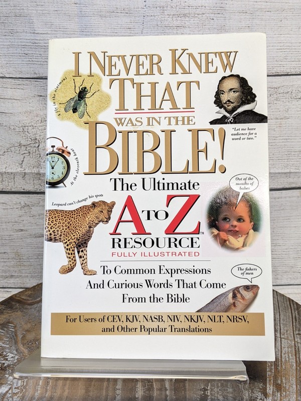 I Never Knew That Was in the Bible! by Martin H. Manser (2000, Trade Paperback)