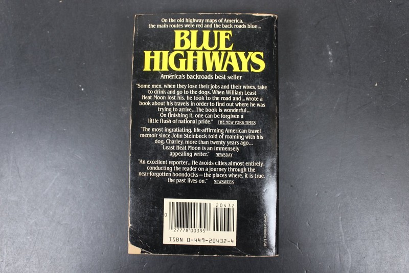 Blue Highways William Least Heat Moon 1984 8th Printing Travel Memoir Fawcett PB gallery