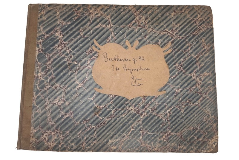 1816 *RARE* BEETHOVEN 7TH SYMPHONY OP 92 IN A MAJOR Piano 4H – 1ST ED Sinfonie