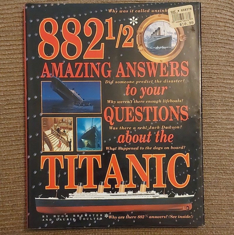 Scholastic Press 882 1/2 Amazing Answers: Titanic HC 1998 Illus