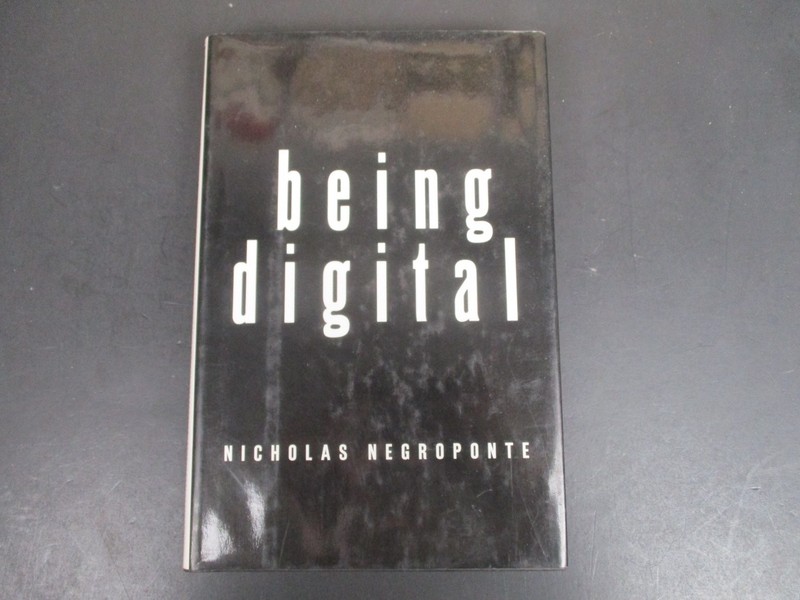 Being Digital Nicholas Negroponte 1995 First Edition Technology Media Knopf