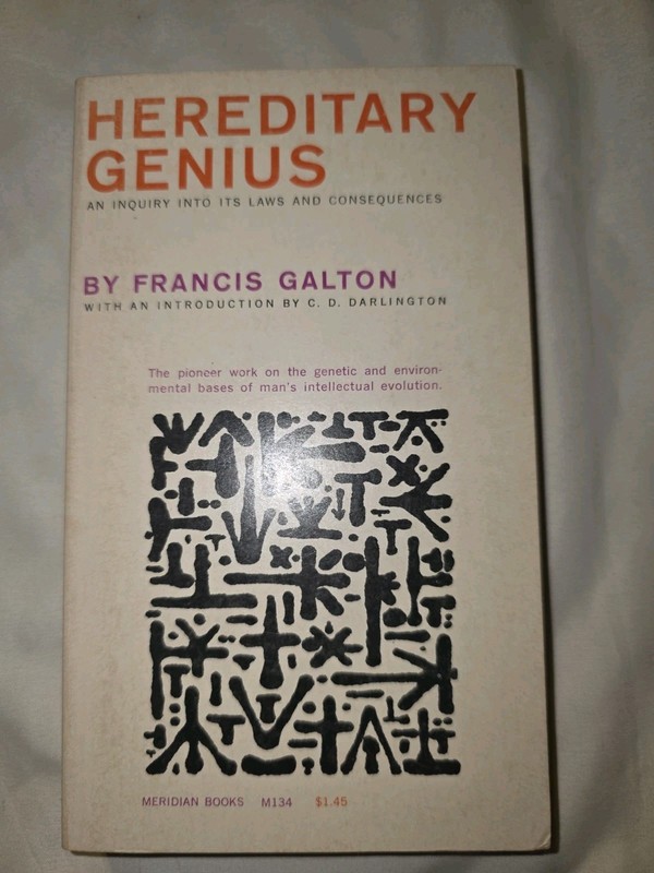 Hereditary Genius – Inquiry into Laws & Consequences (Galton – 1962) Paperback