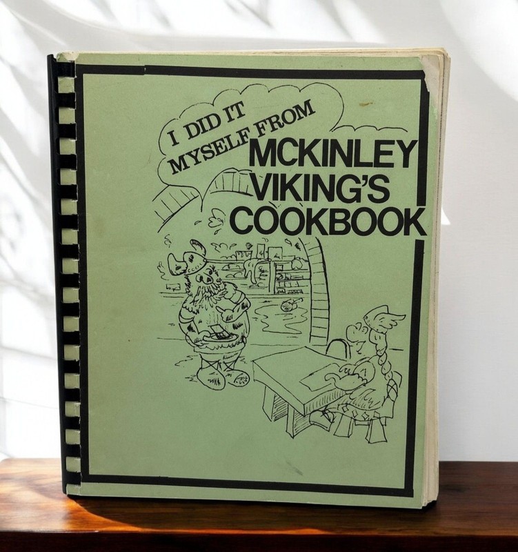 McKinley School Cookbook Butte Montana The Viking Vintage Community Recipes 70s