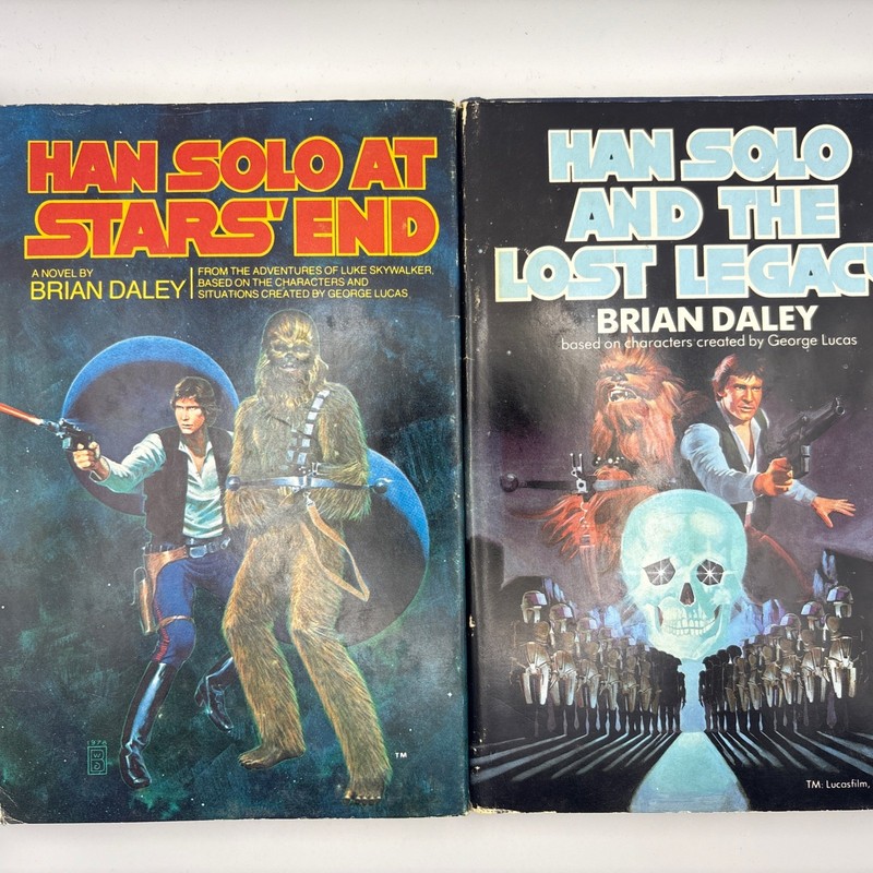 Vintage Han Solo Novels (Star’s End/Lost Legacy) Brian Daily BCE Star Wars HC
