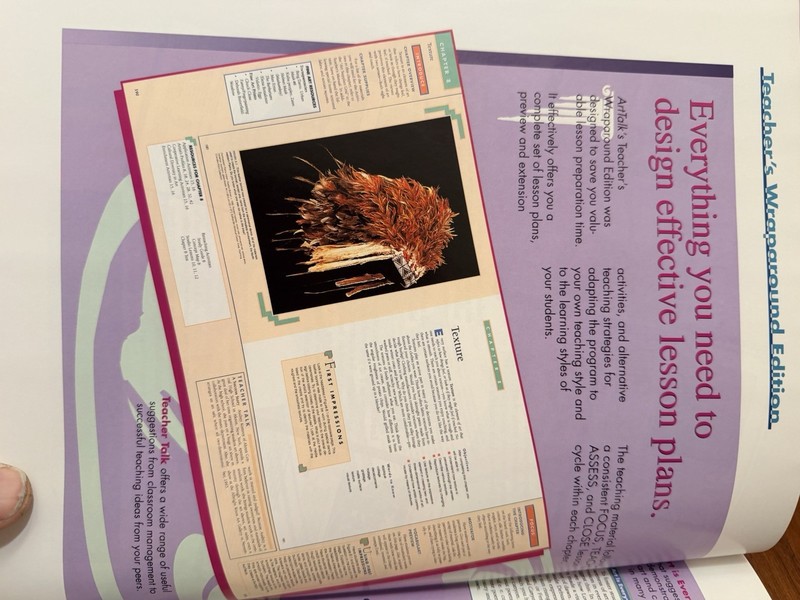 ArtTalk Second Edition Teacher's Wraparound Edition TWE Rosalind Ragans Glencoe gallery
