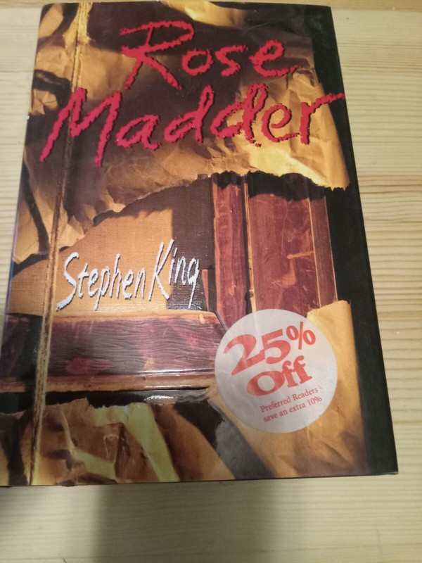 «Rose Madder» Stephen King HC 420 Pages