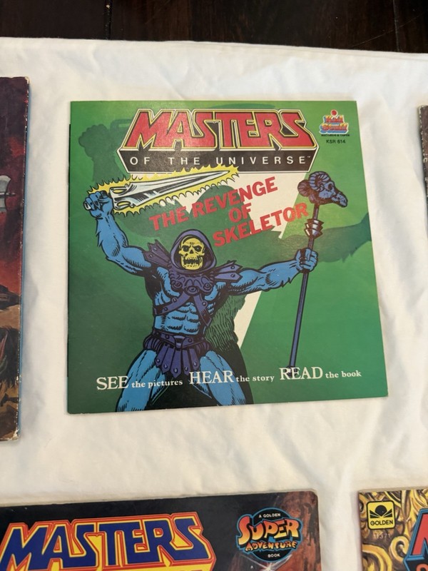 Golden Books Masters of the Universe Hardcover Illustrated Lot Mask of Evil +6 gallery