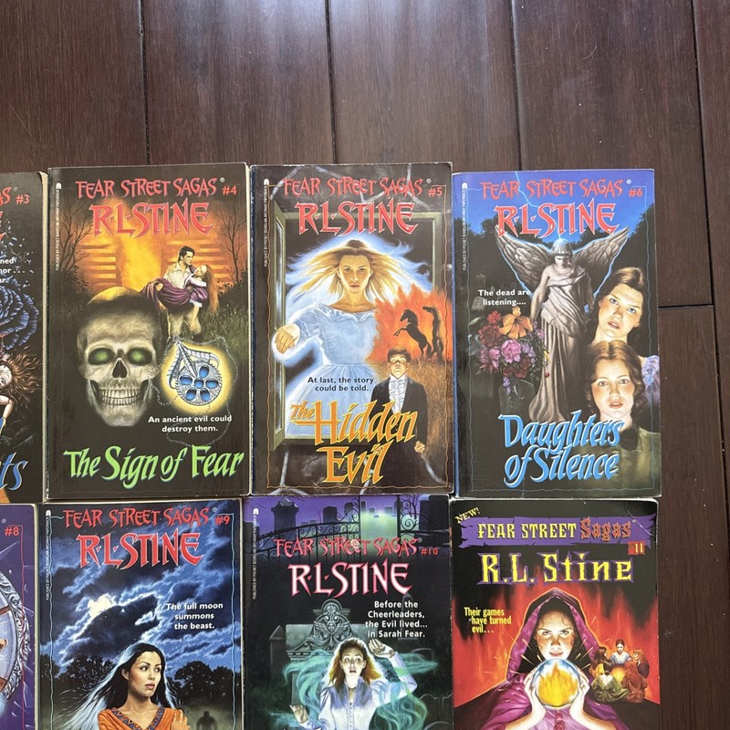 Lot of 11 Fear Street Sagas Books by R.L Stine #1,3,4,5,6,7,8,9,10,11,12 Vintage gallery
