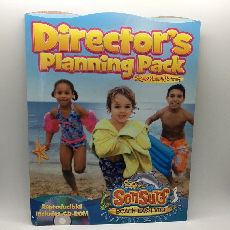 SonSurf Beach Bash VBS Director’s Planning Pack with Reproducible CD-ROM