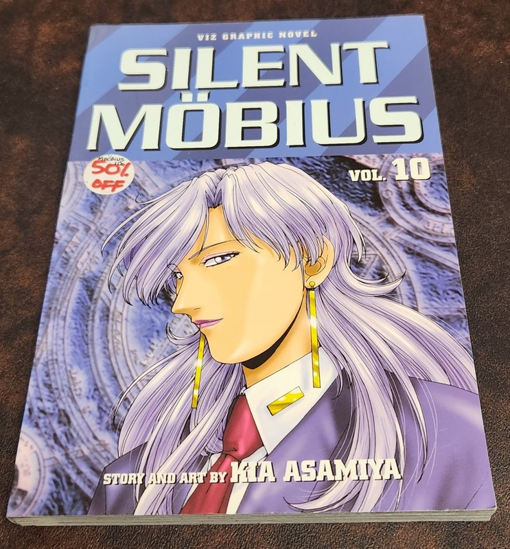 Silent Mobius #10 by Kia Asamiya, English Manga, Viz Graphic Novel, 2003 1st Ed