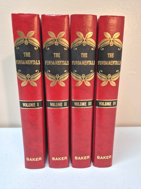 The Fundamentals Bible Testimony to Truth 4 Vol HC Set AC Dixon & RA Torrey 1988