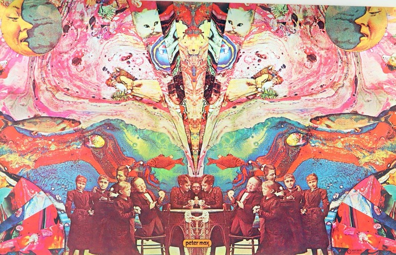Peter Max 1970 Poster Book Psychedelic Art Poster Book Folio Paperback gallery
