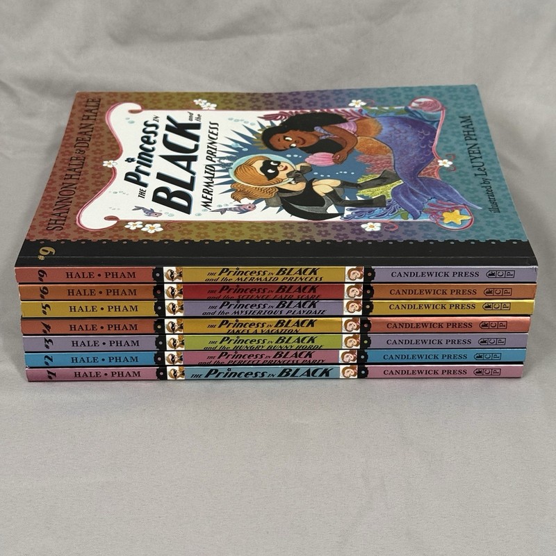 THE PRINCESS IN BLACK Chapter Book Series Lot 1-6 & 9 Shannon & Dean Hale