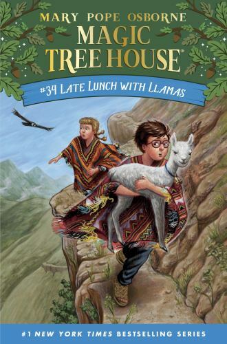 Late Lunch with Llamas Children’s Adventure Book by Mary Pope Osborne New