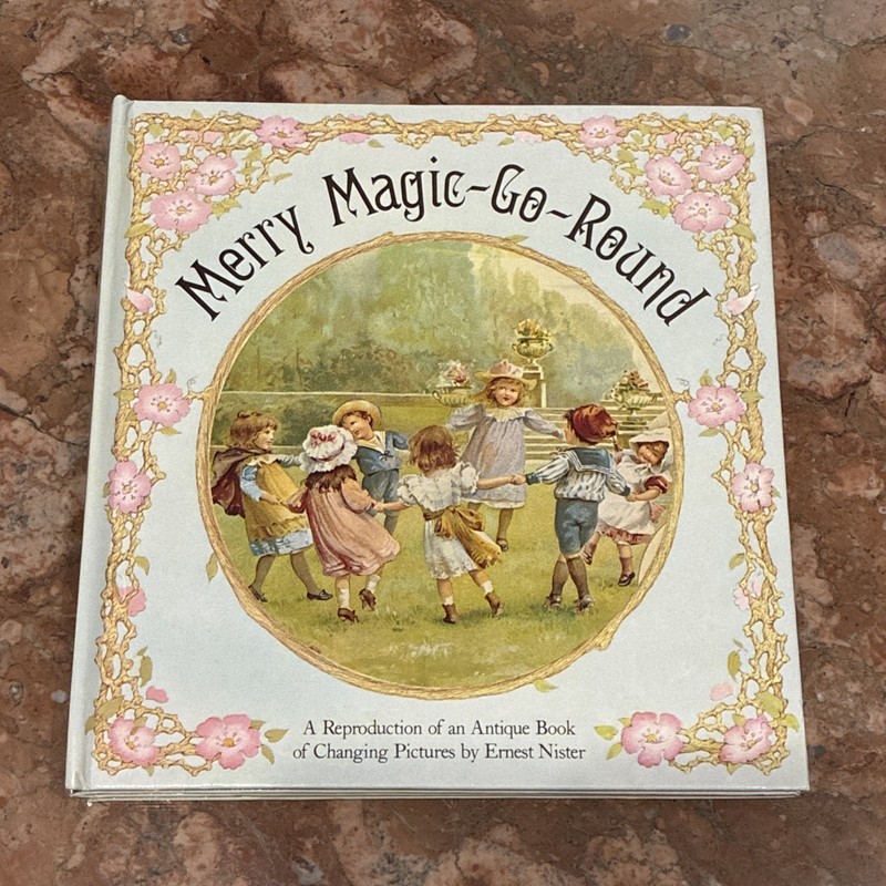 Book Merry Go Round Magic Ernest Nister Changing Moving Picture Vintage Books