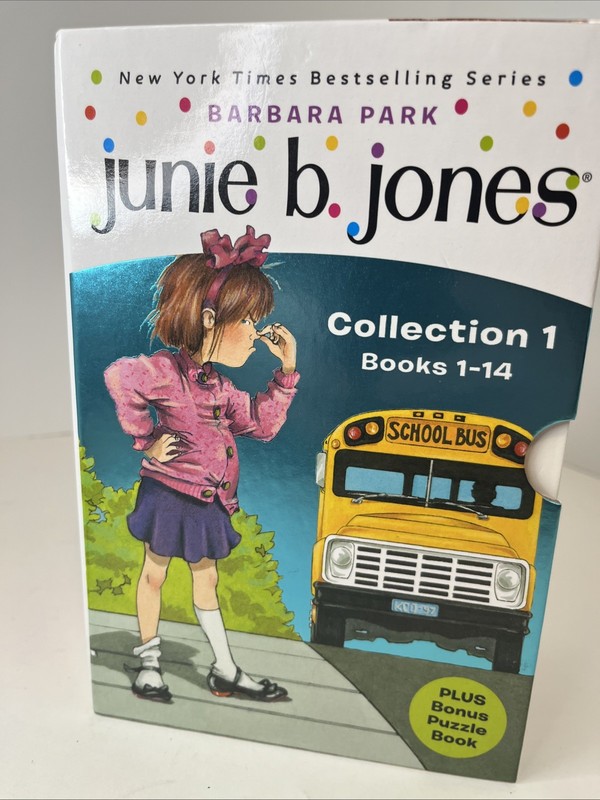 Junie B. Jones Box Set –Collection 1– Books 1-14, NO Puzzle Book Barbara Park