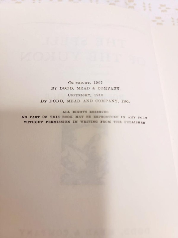 THE SPELL OF THE YUKON, 1916, Robert Service, Dodd, Mead & Co. FF9.19 gallery