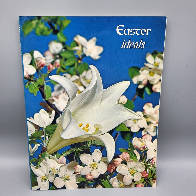 Vintage Ideals Easter 1974 Magazine Vol.31 No.2 March Poetry Art Poems Family