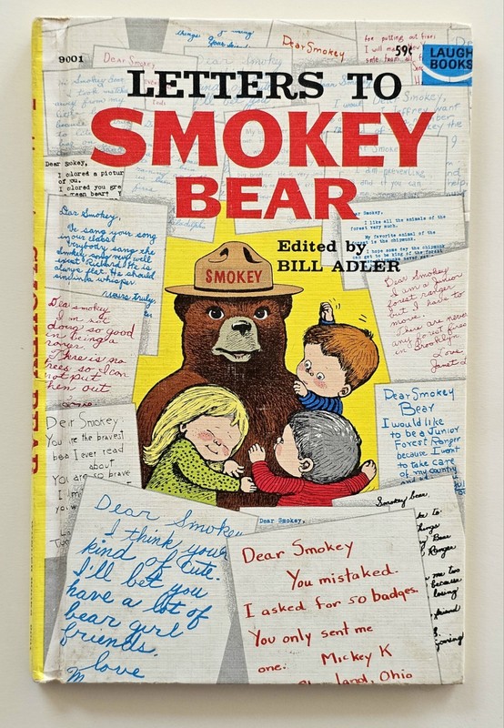 Vintage Book: Letters To Smokey Bear, 1966, Written By Children, Illustrated