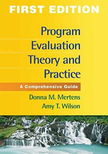 Program Evaluation Theory and – Paperback, by Mertens Donna M.; – Very Good x