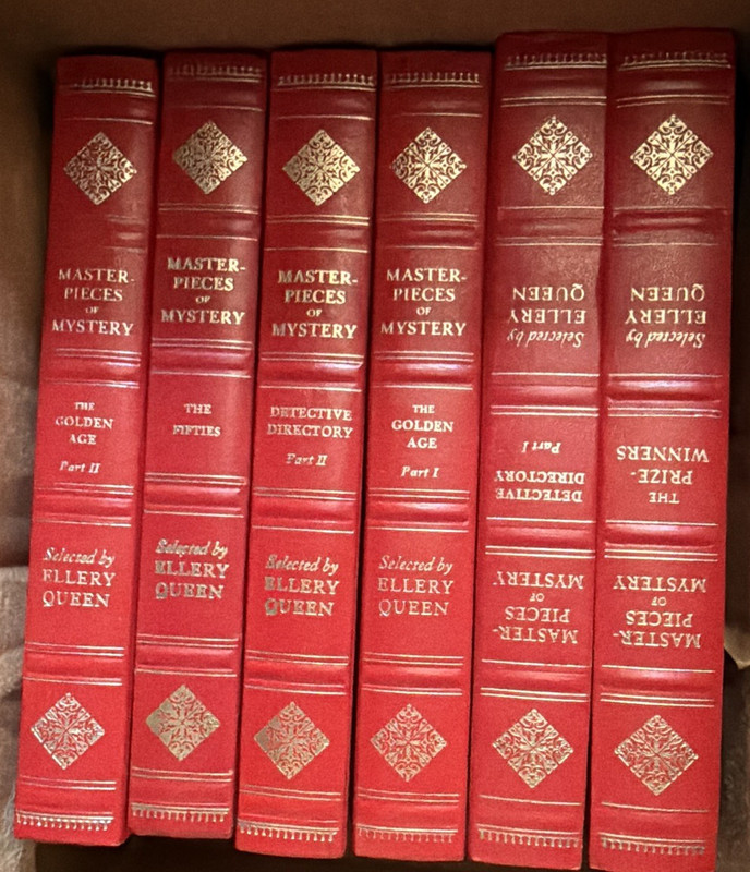Ellery Queen Masterpieces of Mystery: The Prizewinners HC 1976 Faux Leather