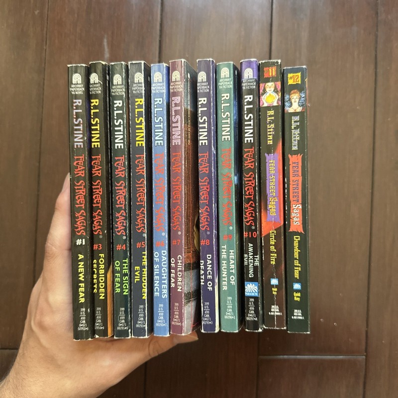 Lot of 11 Fear Street Sagas Books by R.L Stine #1,3,4,5,6,7,8,9,10,11,12 Vintage gallery