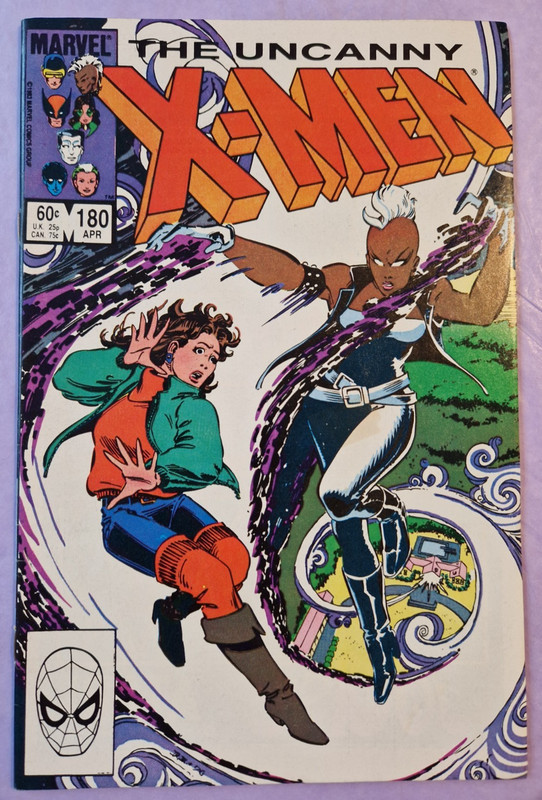 The Uncanny X-Men #180 Marvel Comics 1984 in Excellent Condition 8.5 VF+