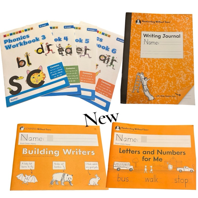 Bundle Learning Without Tears Grade K Student Pack /The Lisa Holt Phonics