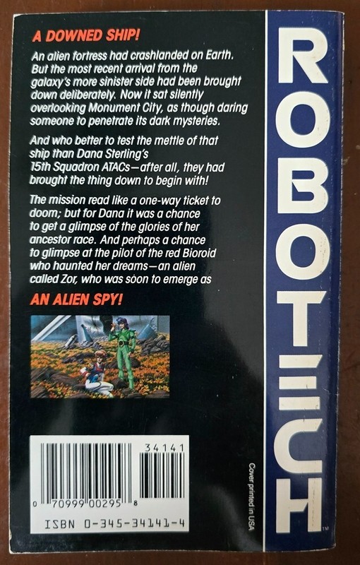 Robotech #8: Metal Fire, by Jack McKinney - DelRey PBK 1987 gallery