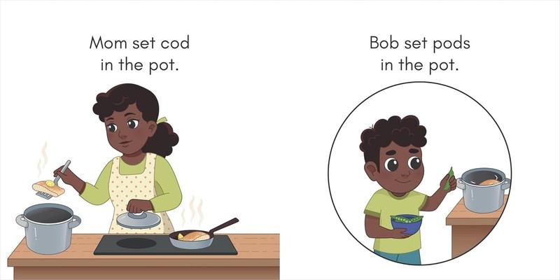 Charge into Reading Decodable Books (Stage Pre-1): 10 CVC Beginning Reader Short gallery