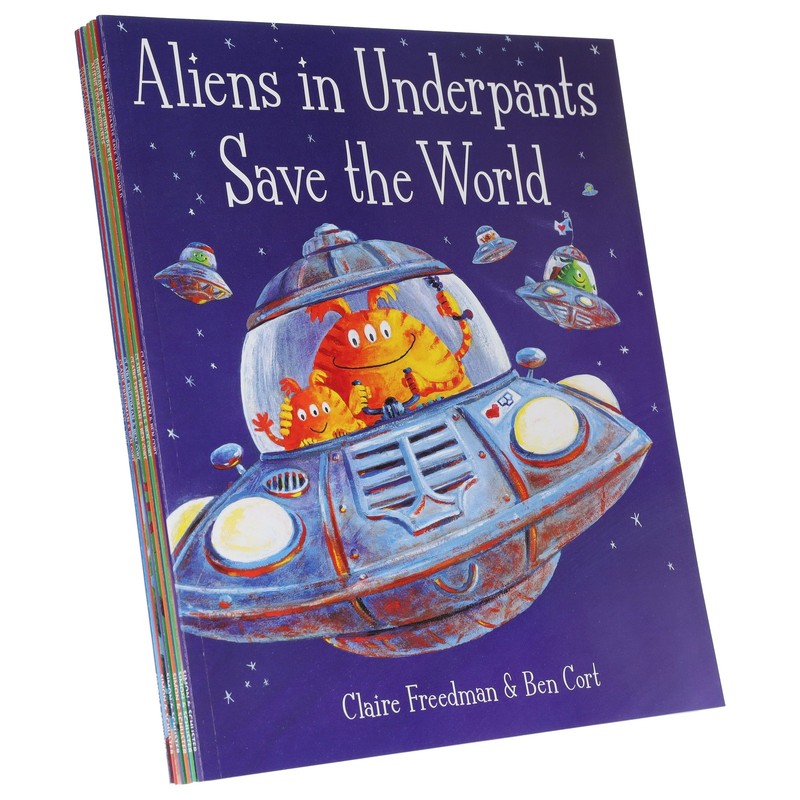 Aliens Love Underpants 6 Book Collection Set – Age 5-7 – Paperback