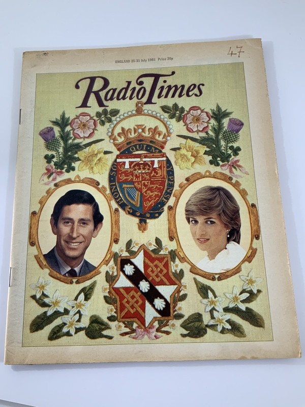 RADIO TIMES Magazine 25-31 July 1981 Royal Wedding Charles Diana Souvenir Issue