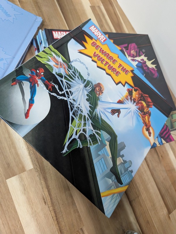Marvel Kids Book Lot of 8 Hardcover Captain America Hulk Spiderman Thor Fan 4 gallery