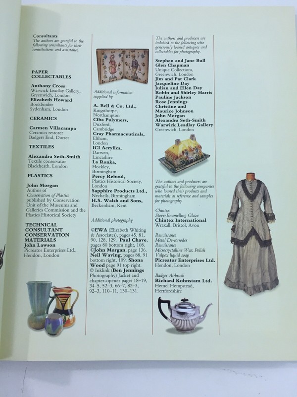 Care and Repair of Antiques and Collectables - Albert Jackson (1998 Hardcover DJ gallery