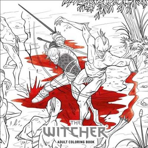 The Witcher Adult Coloring Book by CD Projekt Red: Used