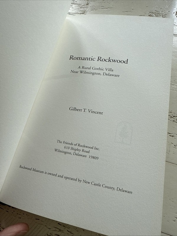 Romantic Rockwood Gilbert T. Vincent 1998 Limited Edition 10/125 Gothic Villa DE gallery