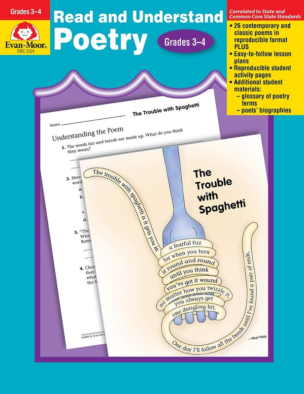 Read and Understand Poetry, Grades 3-4 Ryall, Michael paperback Good