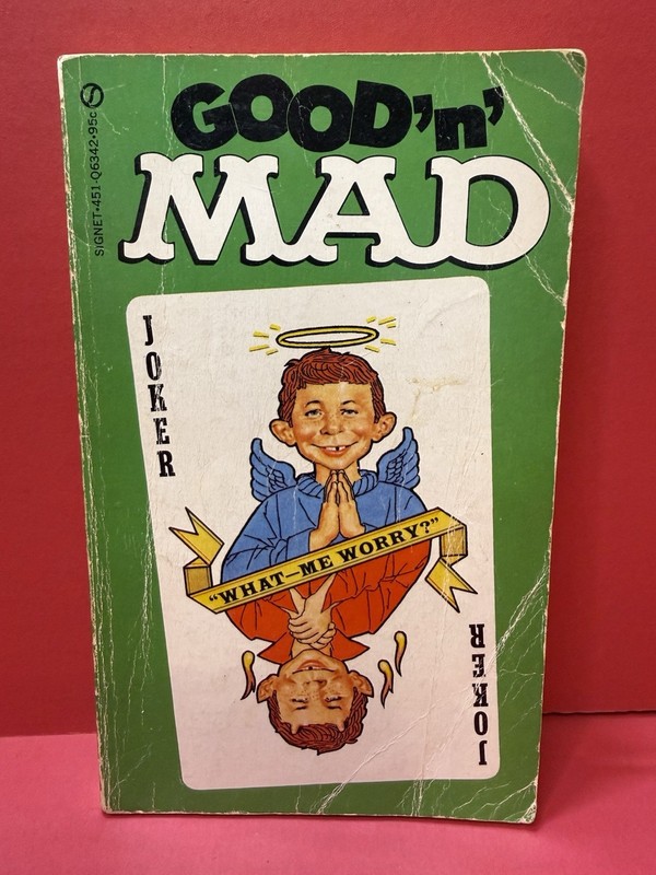 Vintage Lot Of 9 Mad Magazine Paperback Book Lot - Signet & Warner Books gallery