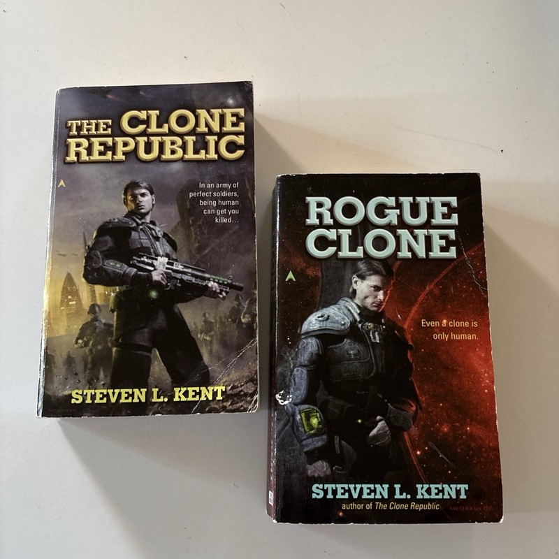 Lot of 2 Clone Republic Novels by Steven L. Kent – Sci-Fi Book Series Books 1&2