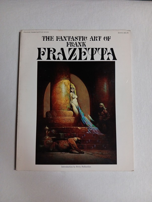The Fantastic Art of Frank Frazetta Peacock Press VG Condition Fantasy Dark