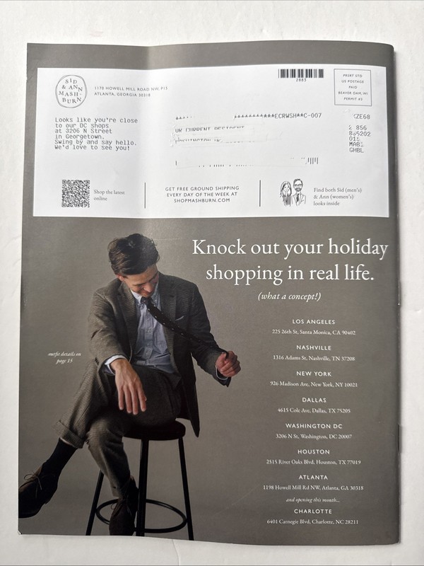 Sid Mashburn / Ann Mashburn Catalog November 2025 gallery