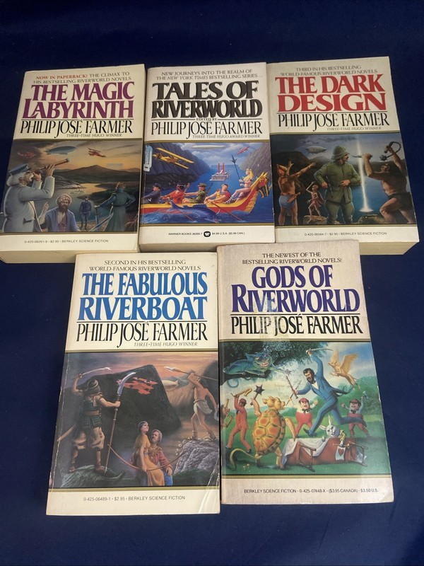 Philip Jose Farmer Riverworld lot of 5 PB (incomplete) Ex Cond