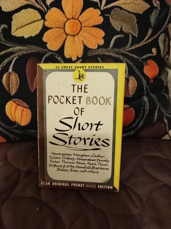 The Pocket Book of Short Stories 1944 17th Printing During WWII VG+