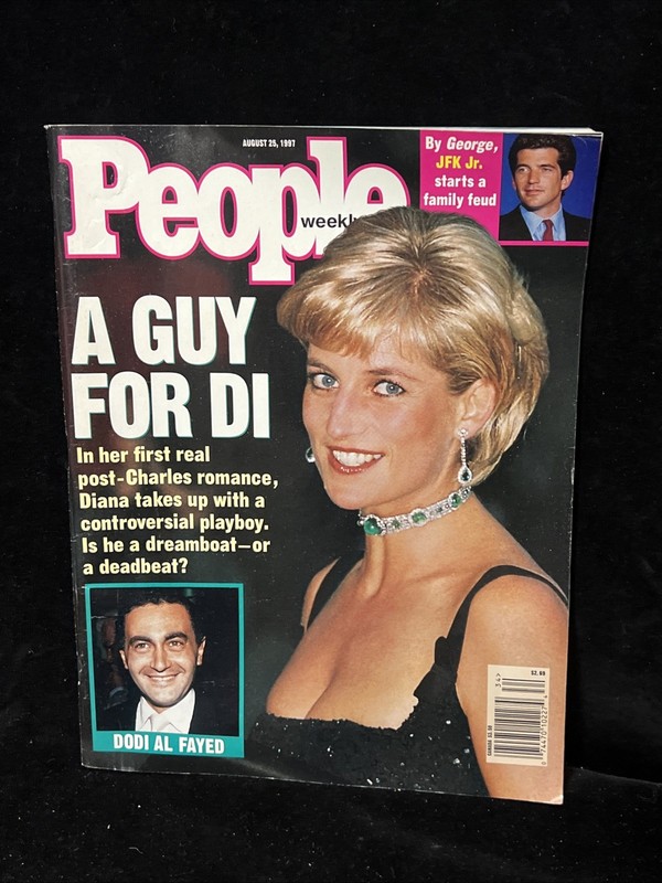 People Magazine 8/25/97 Princess Diana Cover fet Dodi Al Fayed John F Kennedy Jr
