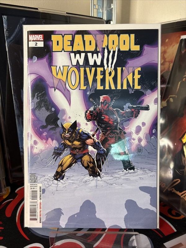 Deadpool and Wolverine WWIII #2 – MARVEL Comics 2024 – Kubert Variant 2